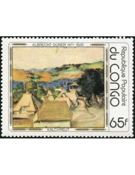 Timbre Poste Congo N° 0520 Obl philatelie foxtimbre