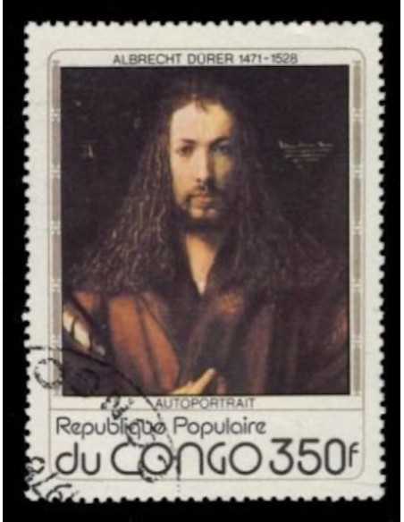 Timbre Poste Congo N° 0523 Obl philatelie foxtimbre