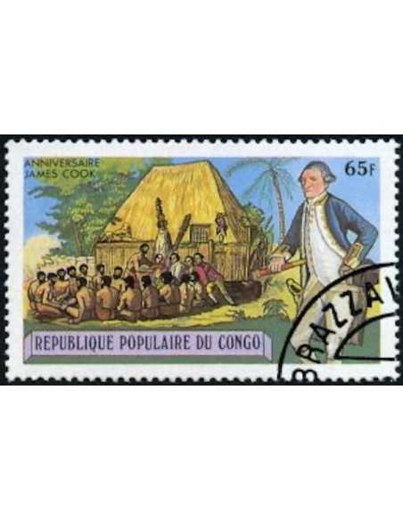 Timbre Poste Congo N° 0534 Obl philatelie foxtimbre