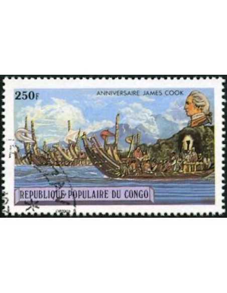 Timbre Poste Congo N° 0536 Obl philatelie foxtimbre