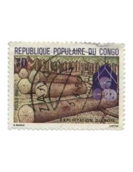 Timbre Poste Congo N° 0577 Obl philatelie foxtimbre