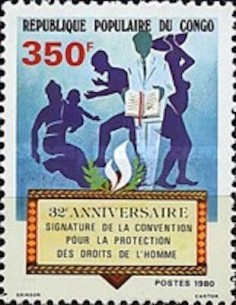 Timbre Poste Congo N° 0579 Obl philatelie foxtimbre