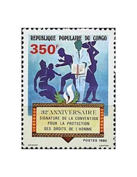 Timbre Poste Congo N° 0579 Obl philatelie foxtimbre