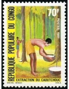 Timbre Poste Congo N° 0630 Obl philatelie foxtimbre