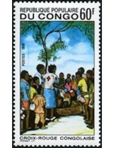 Timbre Poste Congo N° 0645 Obl philatelie foxtimbre