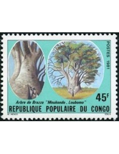 Timbre Poste Congo N° 0647 Obl philatelie foxtimbre