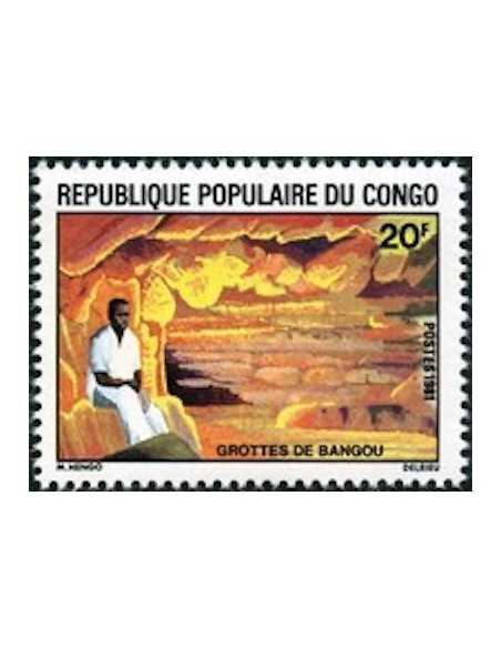 Timbre Poste Congo N° 0654 Obl philatelie foxtimbre