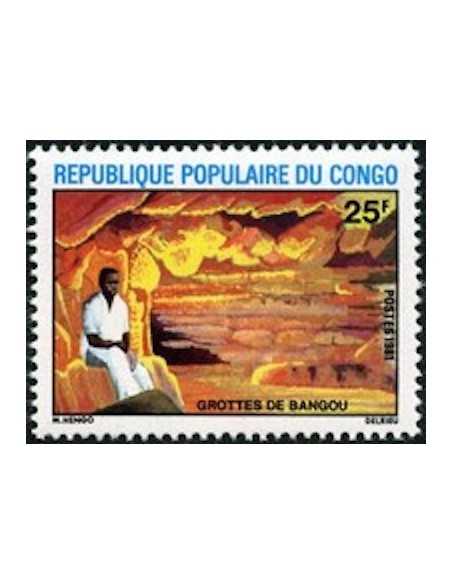 Timbre Poste Congo N° 0655 Obl philatelie foxtimbre