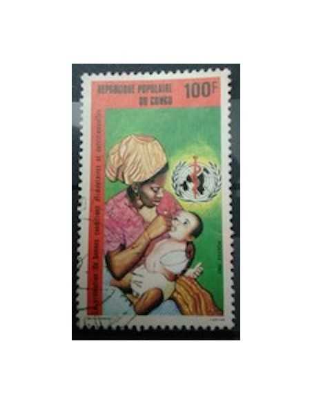 Timbre Poste Congo N° 0677 Obl philatelie foxtimbre