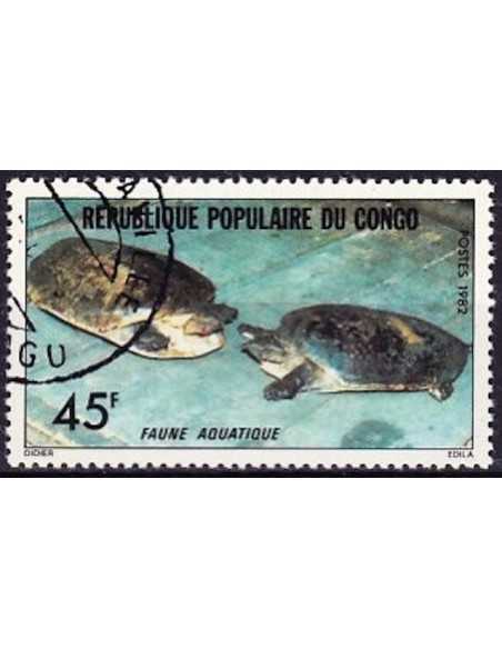 Timbre Poste Congo N° 0685 Obl philatelie foxtimbre