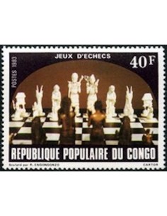 Timbre Poste Congo N° 0698 Obl philatelie foxtimbre
