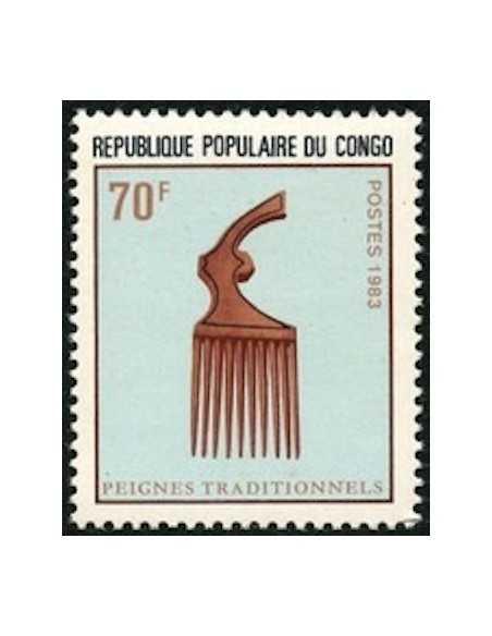 Timbre Poste Congo N° 0706 Obl philatelie foxtimbre