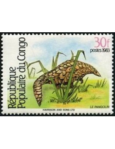 Timbre Poste Congo N° 0711A Obl philatelie foxtimbre