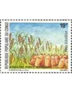 Timbre Poste Congo N° 0722 Obl philatelie foxtimbre