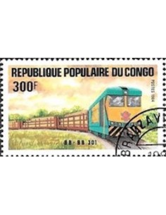 Timbre Poste Congo N° 0728 Obl philatelie foxtimbre