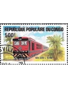 Timbre Poste Congo N° 0729 Obl philatelie foxtimbre