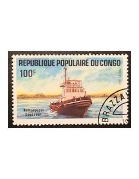 Timbre Poste Congo N° 0730 Obl philatelie foxtimbre