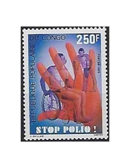 Timbre Poste Congo N° 0743 Obl philatelie foxtimbre