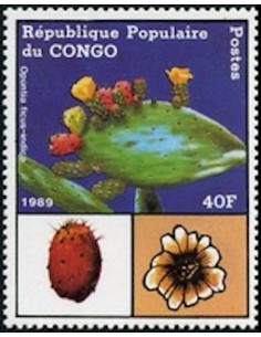 Timbre Poste Congo N° 0856 Obl philatelie foxtimbre