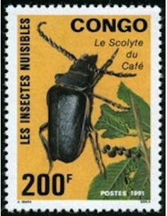 Timbre Poste Congo N° 0909 Obl philatelie foxtimbre