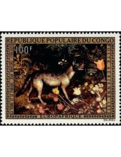 Timbre Poste Congo N° PA172 Obl philatelie foxtimbre