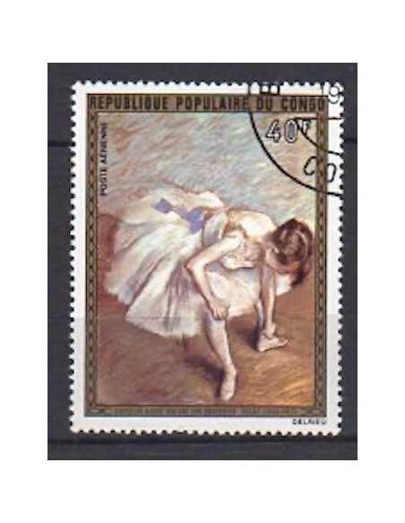 Timbre Poste Congo N° PA199 Obl philatelie foxtimbre