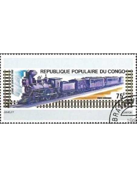 Timbre Poste Congo N° PA207 Obl philatelie foxtimbre