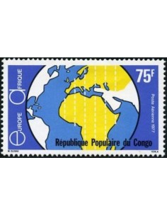 Timbre Poste Congo N° PA236 Obl philatelie foxtimbre
