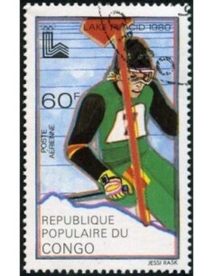 Timbre Poste Congo N° PA260 Obl philatelie foxtimbre