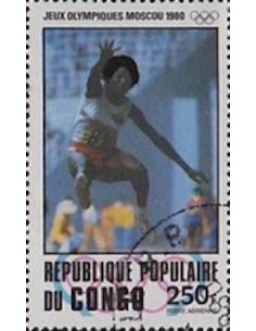 Timbre Poste Congo N° PA271 Obl philatelie foxtimbre