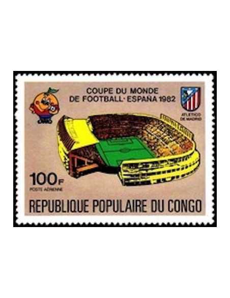 Timbre Poste Congo N° PA282 Obl philatelie foxtimbre