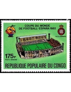 Timbre Poste Congo N° PA284 Obl philatelie foxtimbre