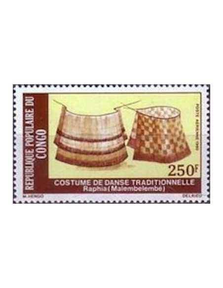 Timbre Poste Congo N° PA285 Obl philatelie foxtimbre