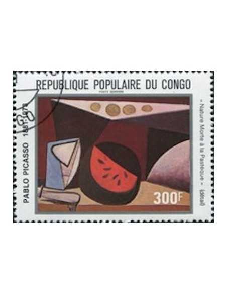 Timbre Poste Congo N° PA295 Obl philatelie foxtimbre