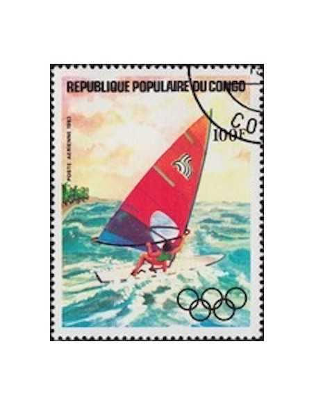 Timbre Poste Congo N° PA304 Obl philatelie foxtimbre