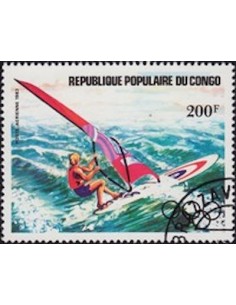 Timbre Poste Congo N° PA305 Obl philatelie foxtimbre