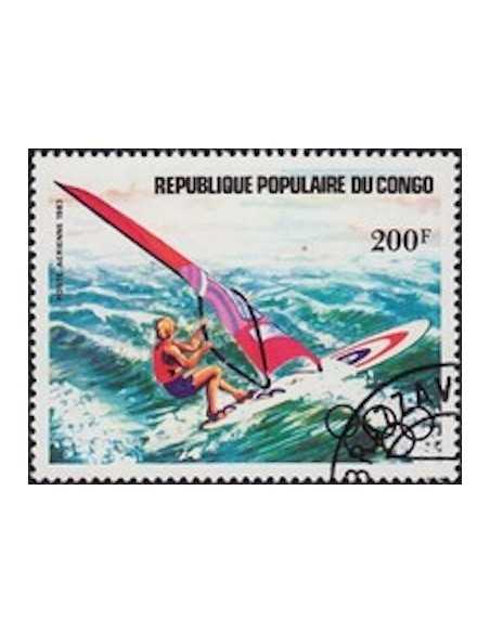Timbre Poste Congo N° PA305 Obl philatelie foxtimbre