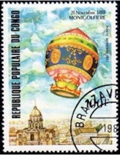 Timbre Poste Congo N° PA308 Obl philatelie foxtimbre