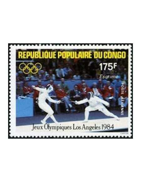 Timbre Poste Congo N° PA323 Obl philatelie foxtimbre