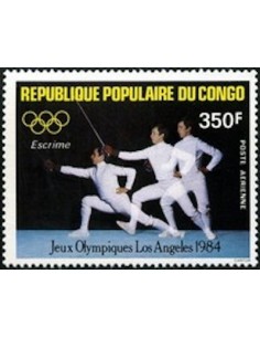Timbre Poste Congo N° PA324 Obl philatelie foxtimbre