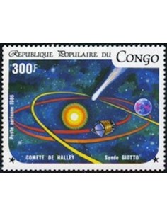 Timbre Poste Congo N° PA346 Obl philatelie foxtimbre