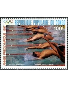 Timbre Poste Congo N° PA367 Obl philatelie foxtimbre