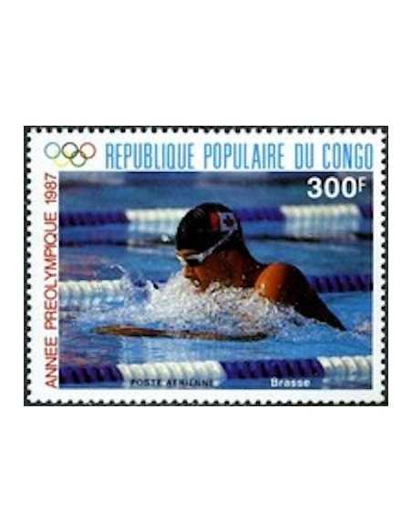 Timbre Poste Congo N° PA369 Obl philatelie foxtimbre