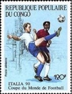 Timbre Poste Congo N° PA394 Obl philatelie foxtimbre
