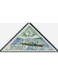 Timbre Poste Congo N° TA038 Obl philatelie foxtimbre