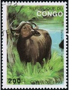 Timbre poste Congo N° 0975 N**philatelie foxtimbre