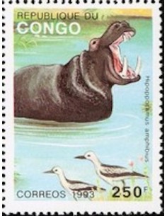 Timbre poste Congo N° 0976 N**philatelie foxtimbre