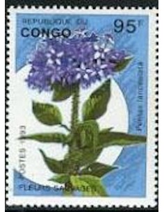 Timbre poste Congo N° 0983 N**philatelie foxtimbre