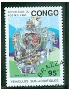 Timbre poste Congo N° 0986B N**philatelie foxtimbre