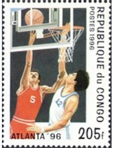 Timbre poste Congo N° 1037 N**philatelie foxtimbre